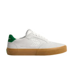 NAIOCA Gum Smoke White Suede Off-White Logo Green Sneaker