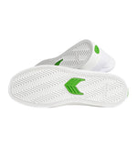 VALLELY White Leather Ice Logo Sneaker