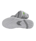 UBA Onyx Grey Leather Steel Grey Logo Sneaker