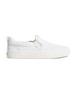 SLIP-ON White Premium Leather Sneaker