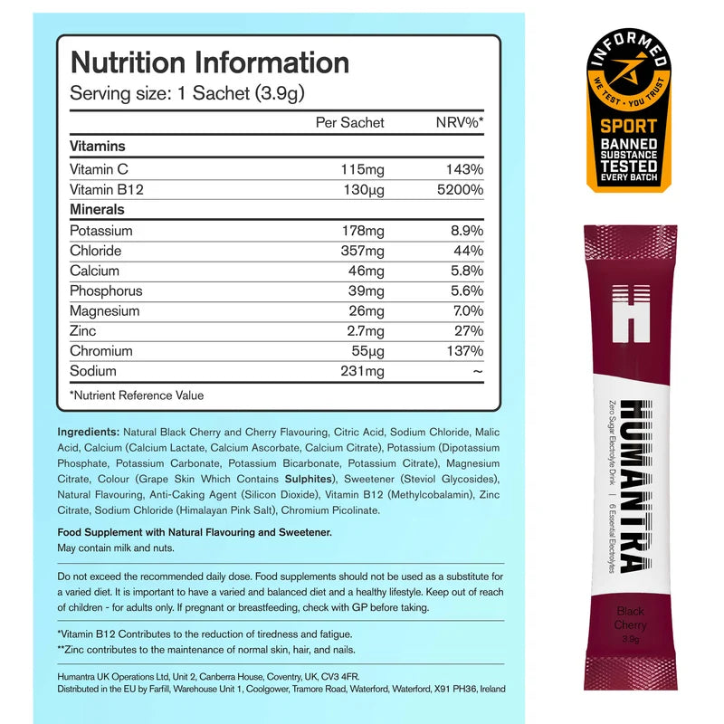 Humantra - Black Cherry Box (20 sachets)