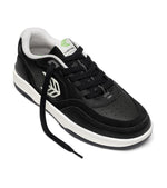 UBA Black Leather Off-White Logo Sneaker