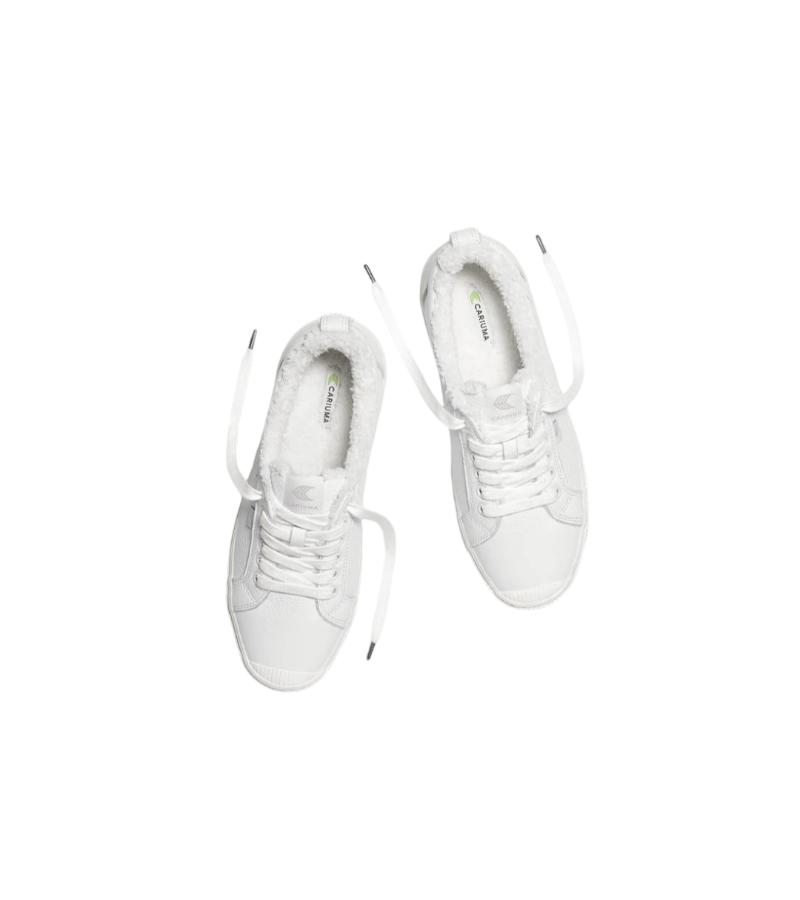 OCA Therma Low White Premium Leather Sneaker