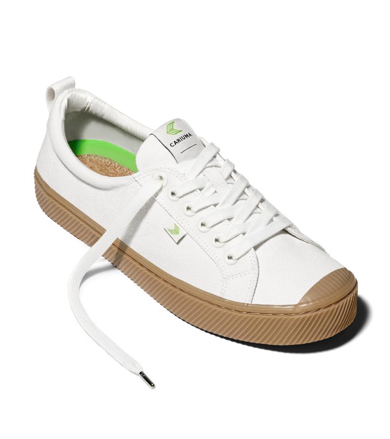 OCA Low Gum Off-White Canvas Sneaker