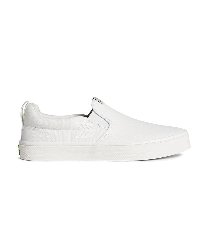 SLIP-ON Off-White Canvas Sneaker