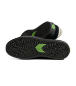 T20 PRO All Black Suede and Mesh Ivory Logo Sneaker