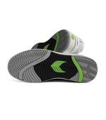 UBA White Leather Black Logo Sneaker