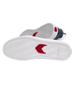 VALLELY PRO Jagger 2024 White Leather Blue Accents Red Logo Sneaker
