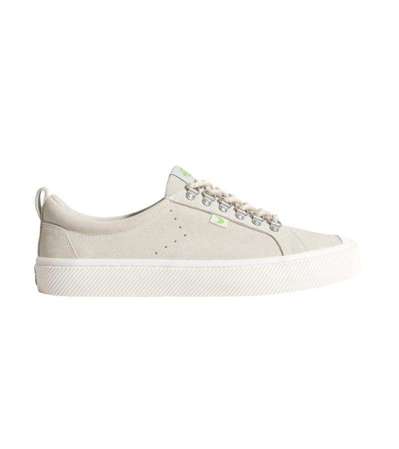 OCA Low Speedhooks Vintage White Suede Sneaker