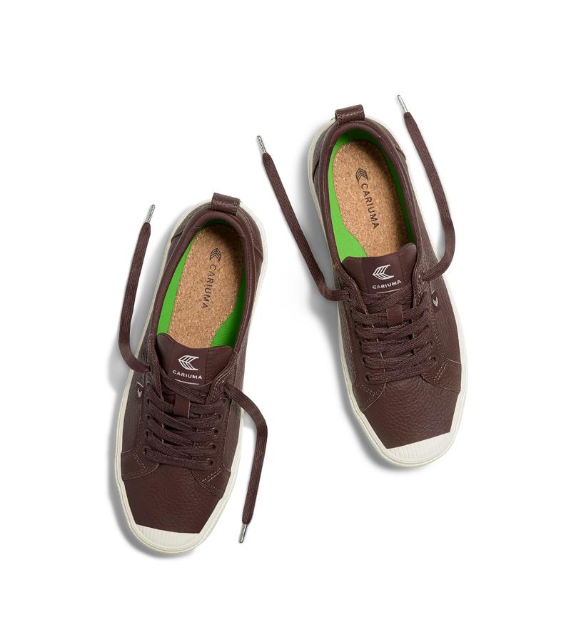 OCA Low Brown Premium Leather Sneaker