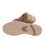 UBA Beige Leather Natural Logo Sneaker