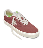 NAIOCA Whithered Rose Suede Ivory Logo Sneaker