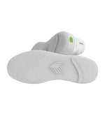 UBA White Leather Ice Logo Sneaker