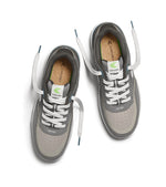 UBA PRO Charcoal Grey Suede and Mesh Ice Logo Sneaker