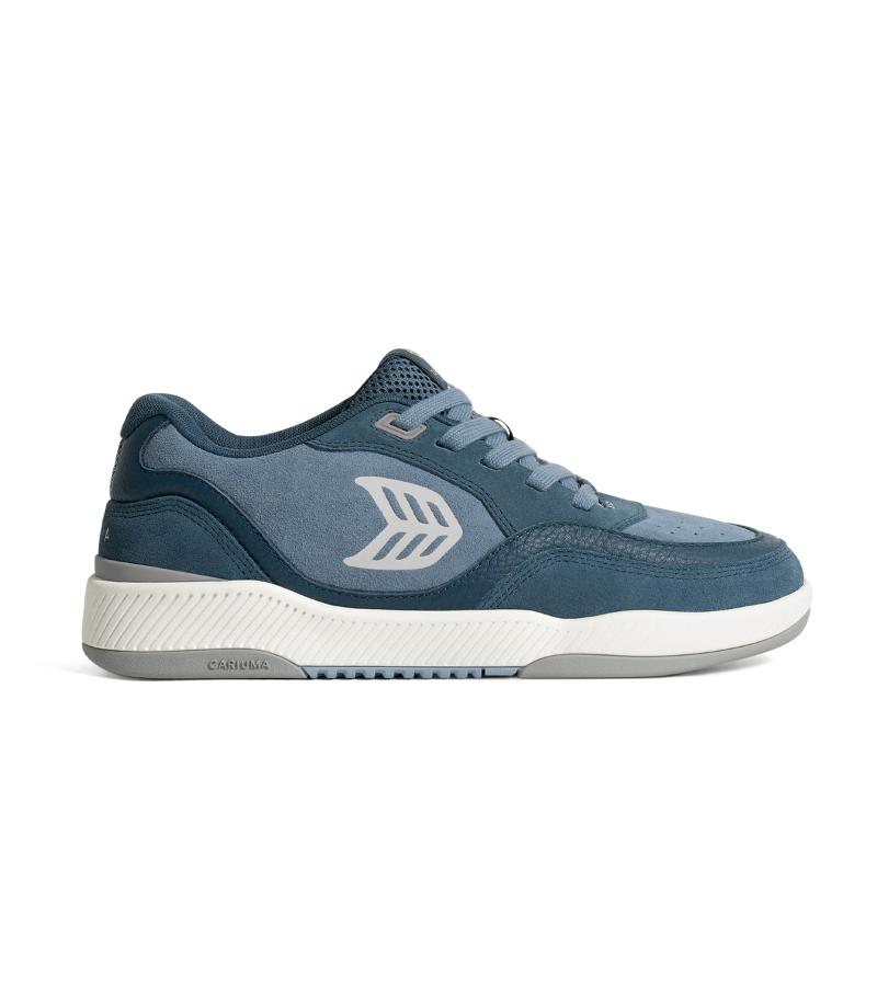 UBA Orion Blue Suede Off-White Logo Sneaker