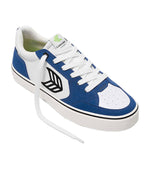 VALLELY PRO Off-White Cordura Mystery Blue Suede Black Logo Sneaker