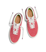 NAIOCA Watermelon Suede Ivory Logo Ruby Wine Sneaker