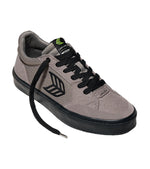 VALLELY PRO Charcoal Grey Suede and Cordura Black Logo Sneaker
