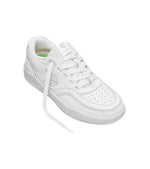 UBA White Leather Ice Logo Sneaker