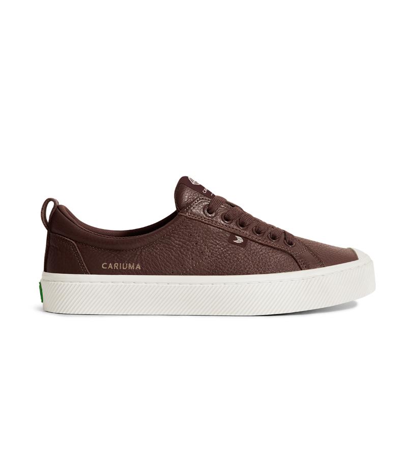 OCA Low Brown Premium Leather Sneaker