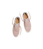 NAIOCA Rose Suede Twilight Mauve Logo Sneaker