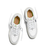 UBA White Leather Black Logo Sneaker