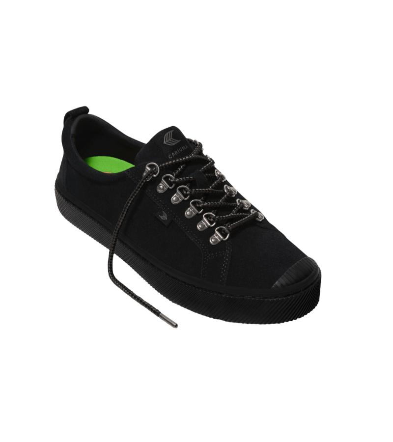 OCA Low Speedhooks All Black Suede Sneaker