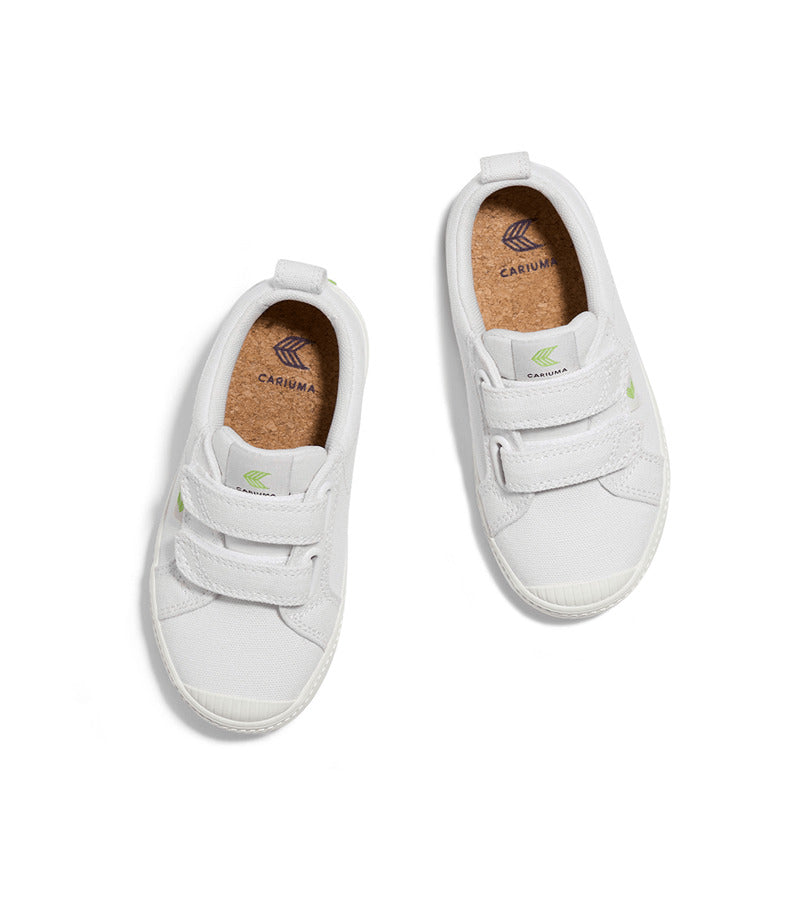 OCA Low Off-White Canvas Sneaker Kids