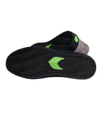 VALLELY PRO Charcoal Grey Suede and Cordura Black Logo Sneaker