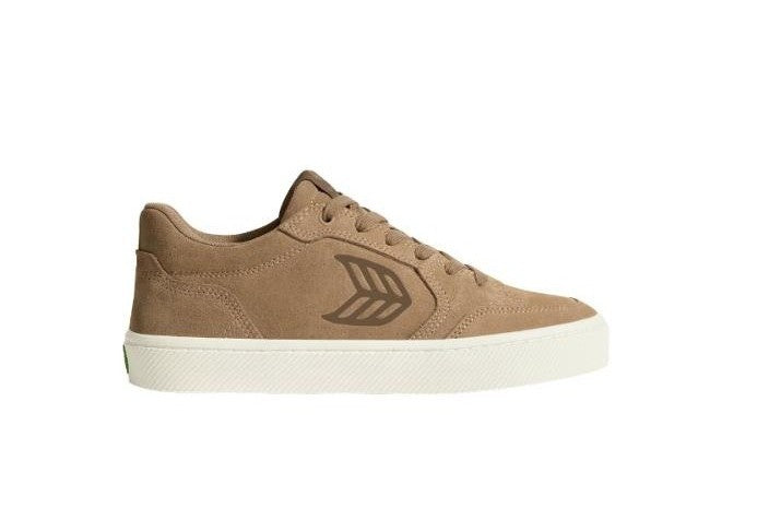 VALLELY Nut Suede Malt Ball Logo Sneaker