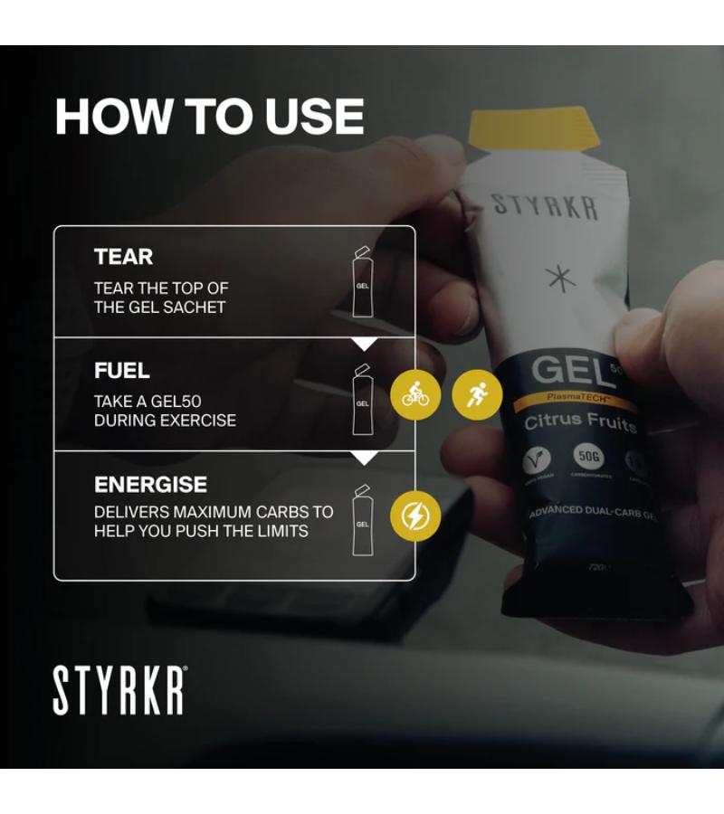 GEL50 Dual-Carb Energy Gel Citrus Fruits