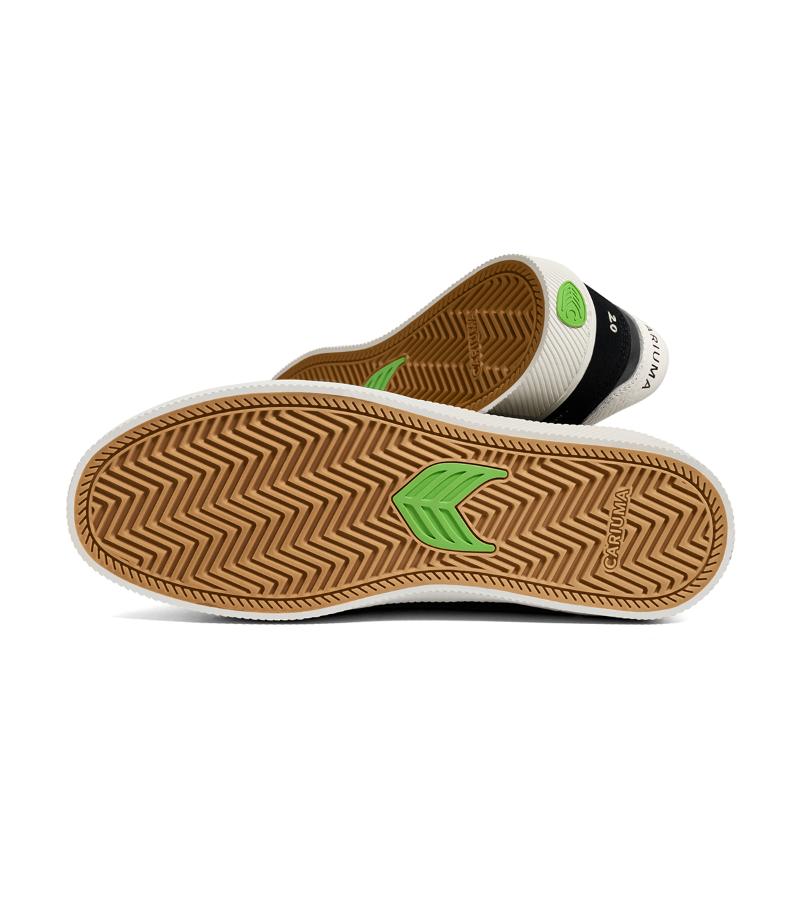 CATIBA PRO 2.0 Black Suede and Cordura Ivory Logo Sneaker