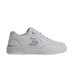 UBA Onyx Grey Leather Steel Grey Logo Sneaker