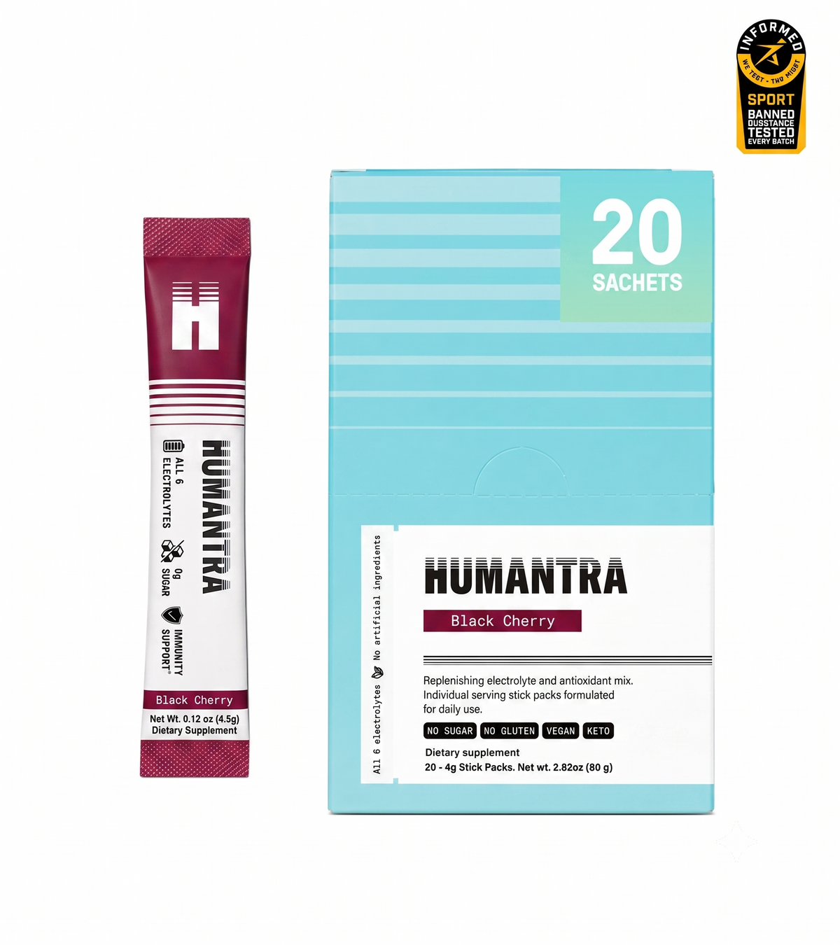 Humantra - Black Cherry Box (20 sachets)