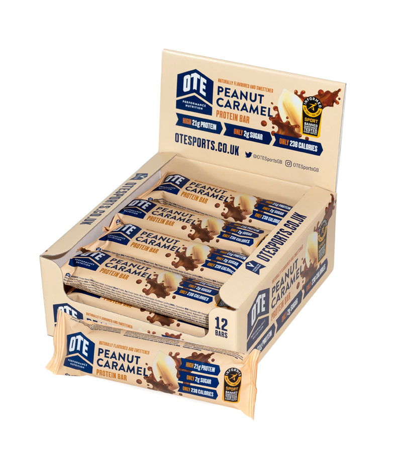 OTE SPORTS - Protein Bar - Peanut Caramel-Pack