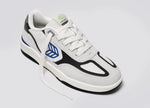 SKATEGOAT C25 PRO Smoke White Suede Off-White Mesh Bold Blue Logo Black Sneaker
